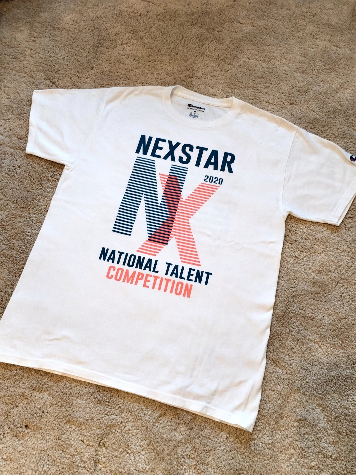 T-shirt Champion taille M blanc homme édition collector 2020