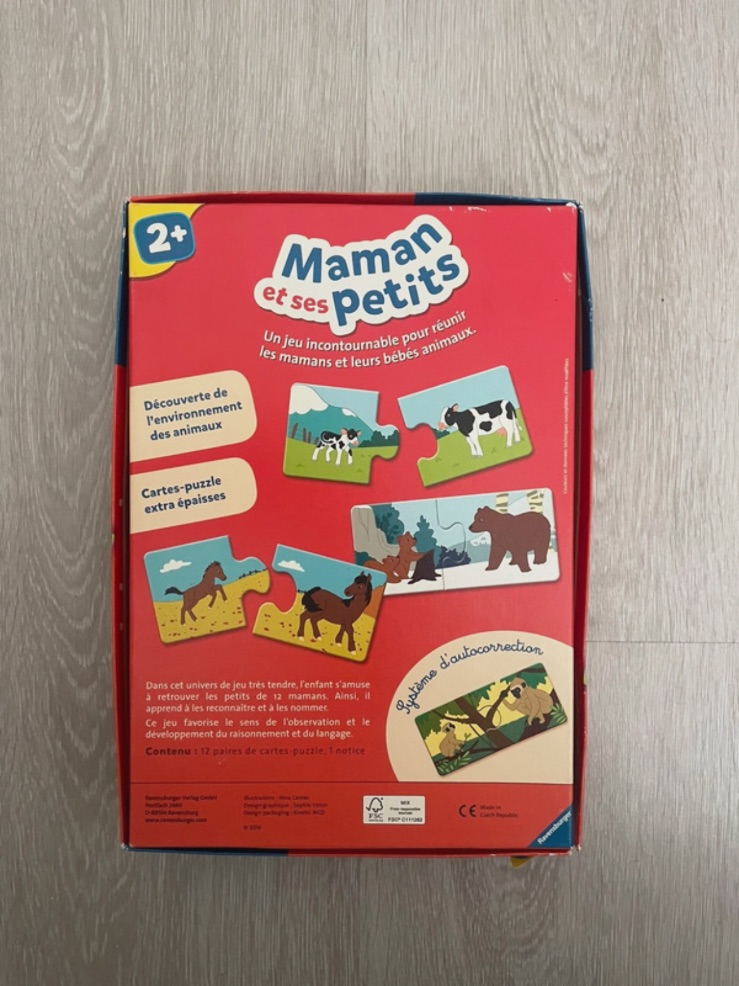 Jeu éducatif Maman et ses petits Ravensburger – Ravensburger – taille 2 ans 4