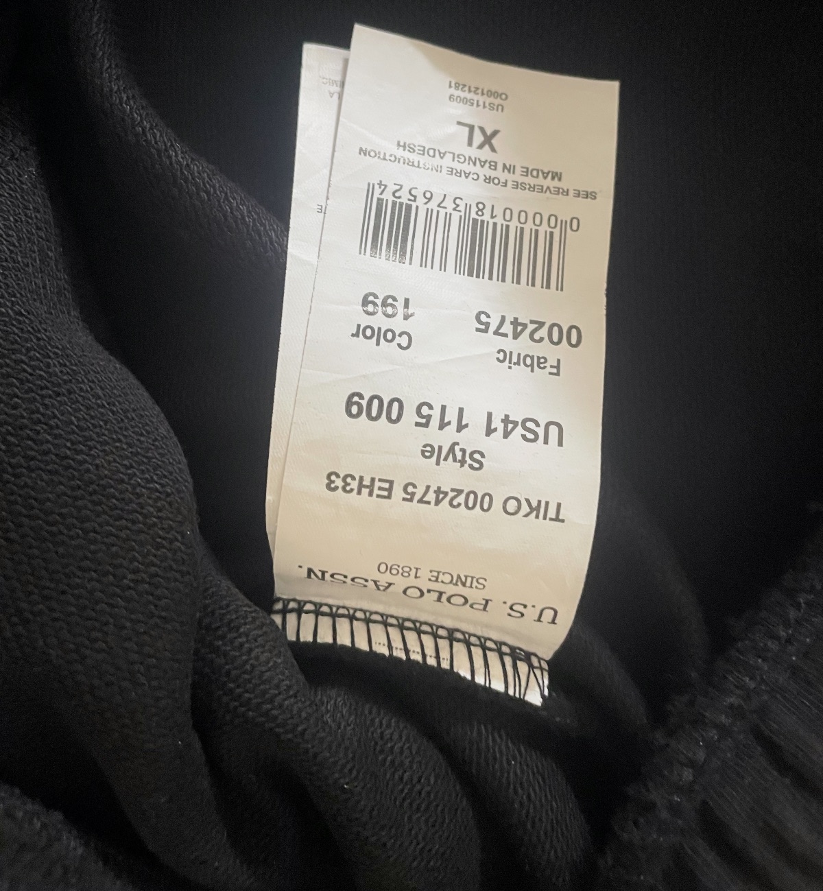 Pantalon de jogging noir U.S. Polo Assn. – U.S. Polo Assn. – taille S 6