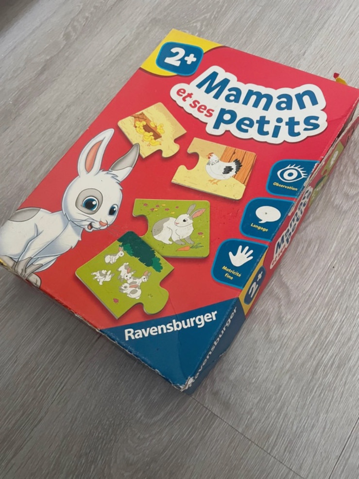 Jeu éducatif Maman et ses petits Ravensburger – Ravensburger – taille 2 ans 3