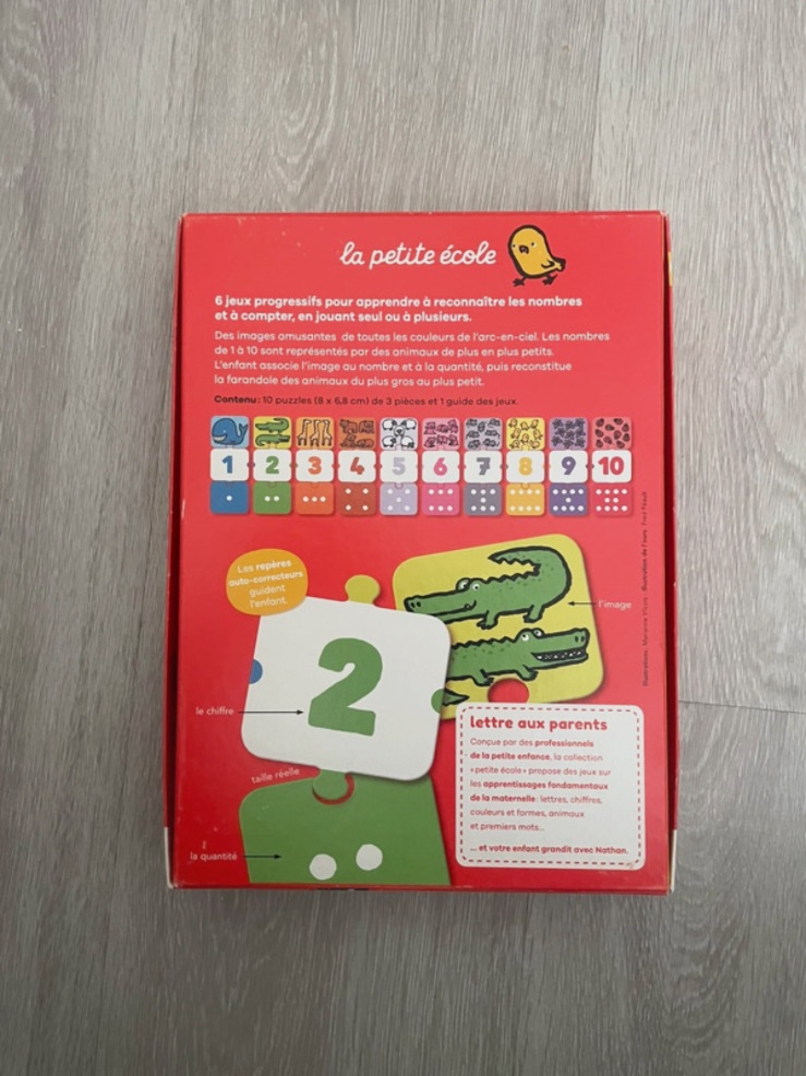Jeu éducatif Nathan La petite école Les chiffres – Nathan – taille 5 ans 2