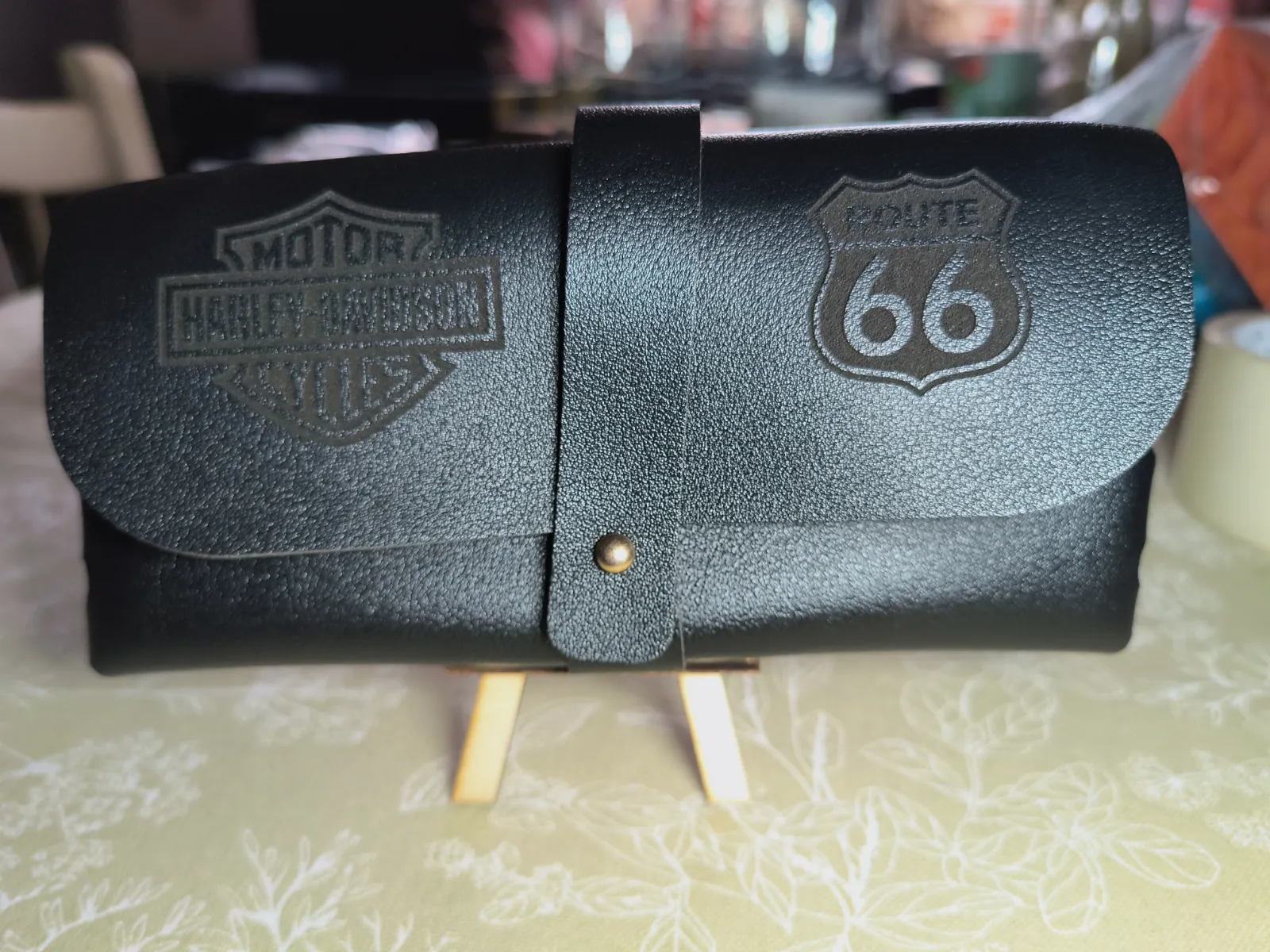 Glasses Case Route 66 Harley-Davidson – Harley-Davidson – noir 3