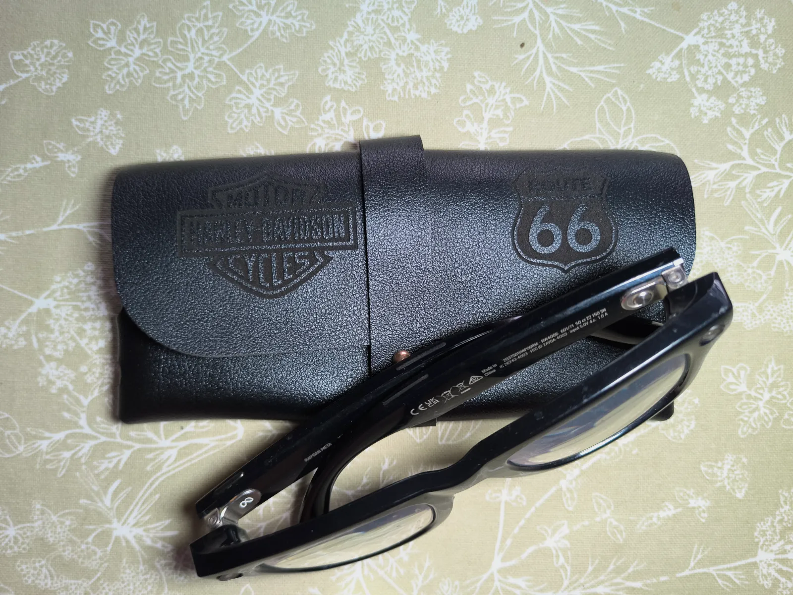 Glasses Case Route 66 Harley-Davidson – Harley-Davidson – noir 2