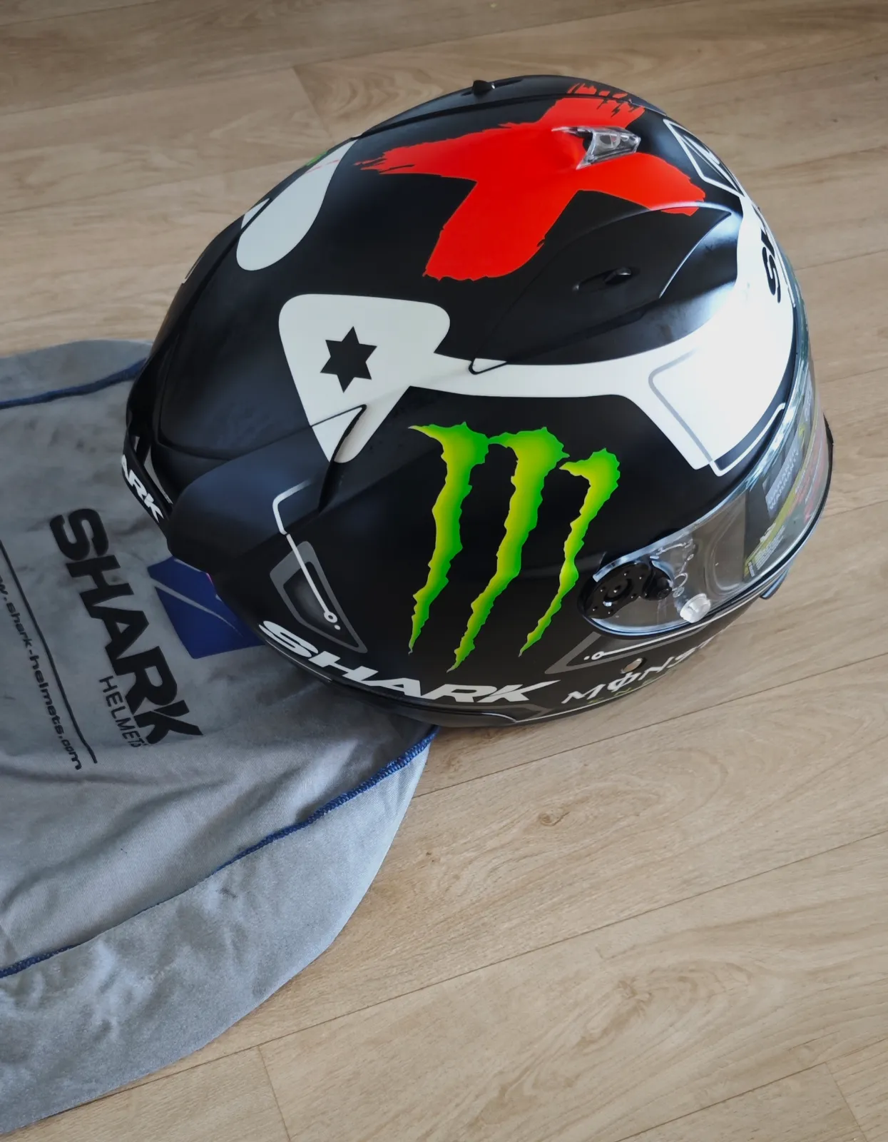 Casque moto Shark Race-R Pro Monster Energy taille L – Shark 5