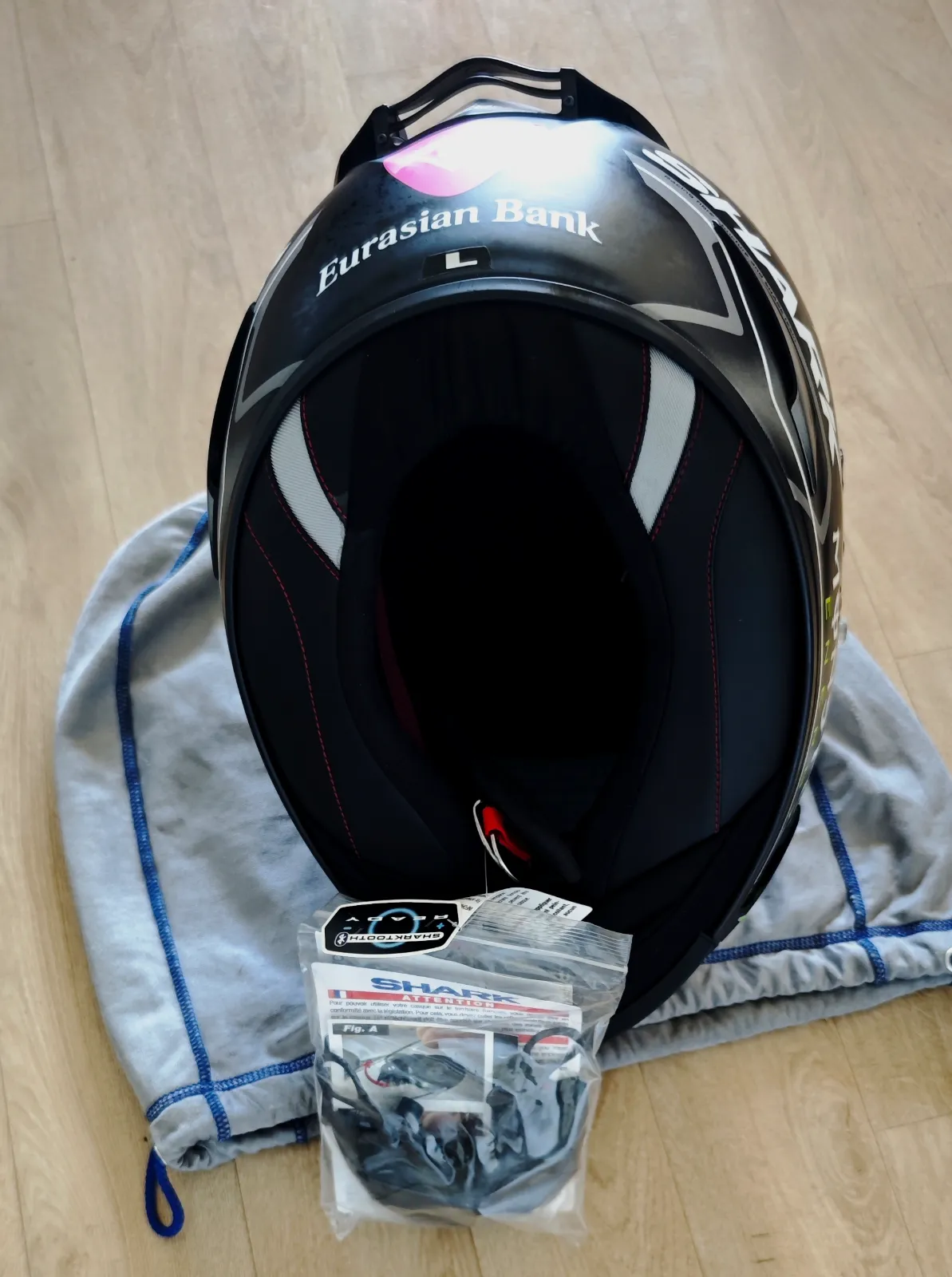 Casque moto Shark Race-R Pro Monster Energy taille L – Shark 7