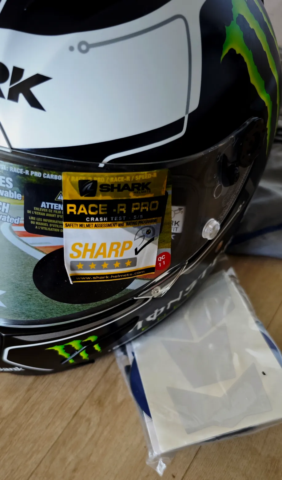 Casque moto Shark Race-R Pro Monster Energy taille L – Shark 3