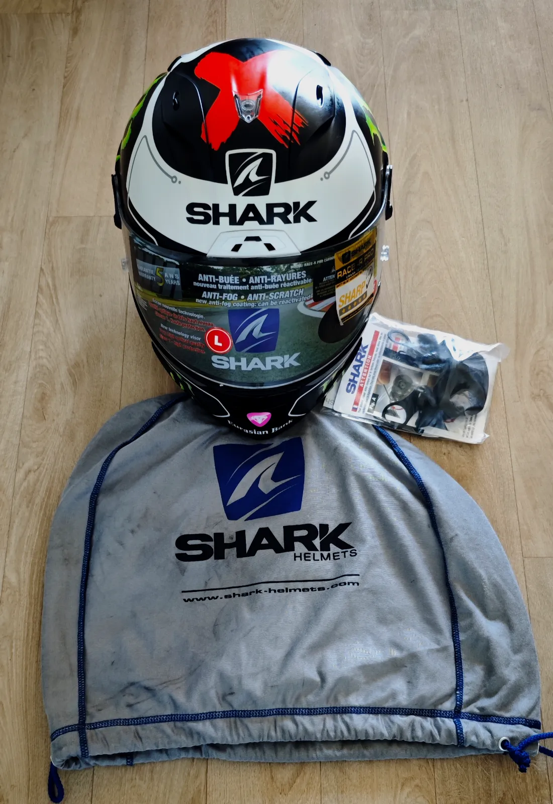 Casque moto Shark Race-R Pro Monster Energy taille L – Shark 8