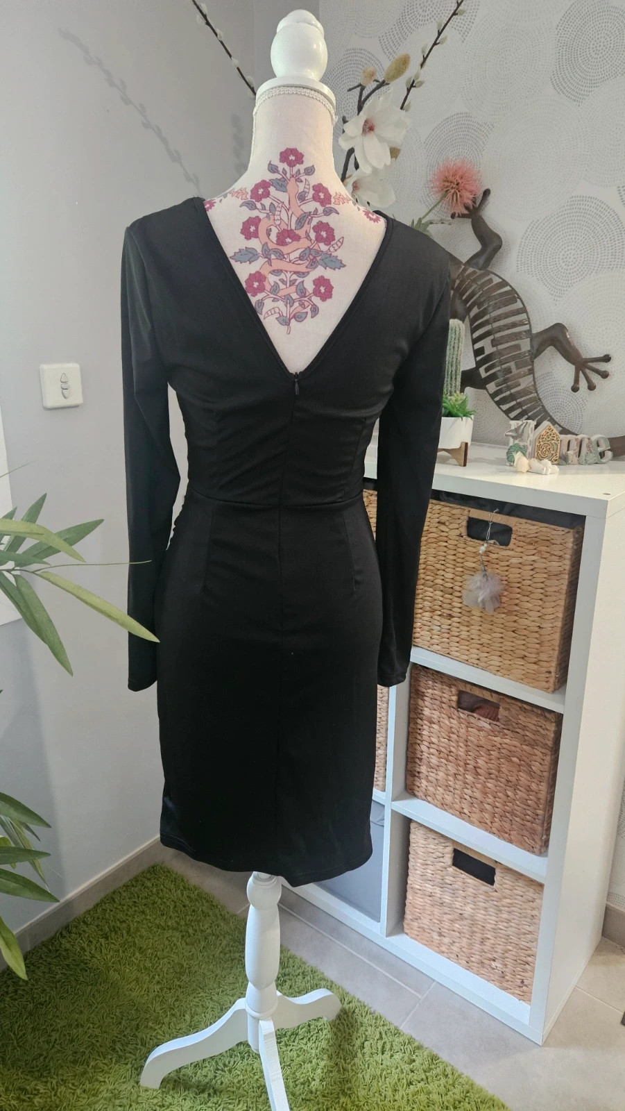 Robe Shein noire bi-matière Neuve – Shein – taille M / 38 / 10 2