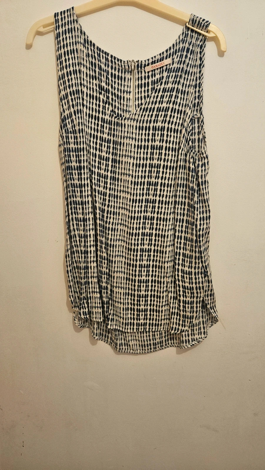 Débardeur top long évasé – Camaïeu – taille M / 38 / 10 2