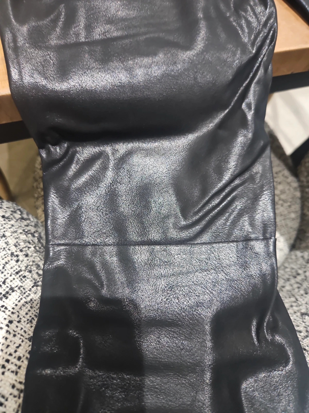 Pantalon imitation cuir – Kiabi – taille M / 38 / 10 4