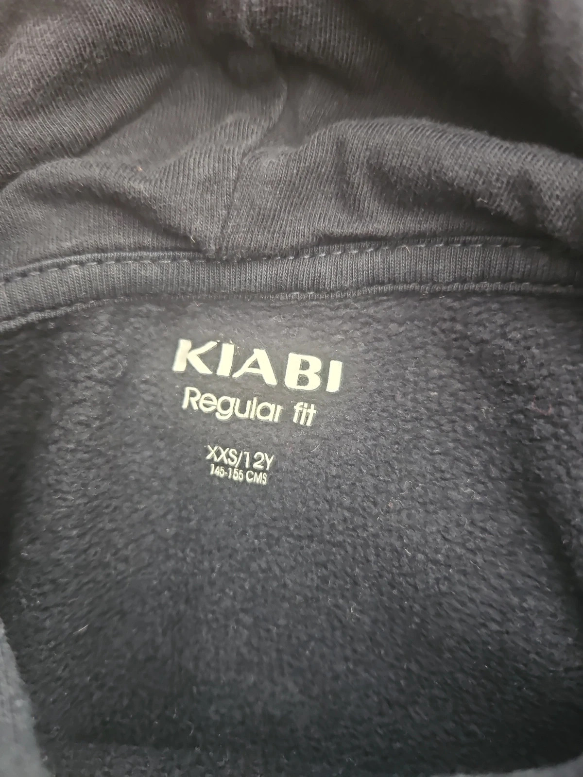 Sweat à capuche bleu marine Kiabi