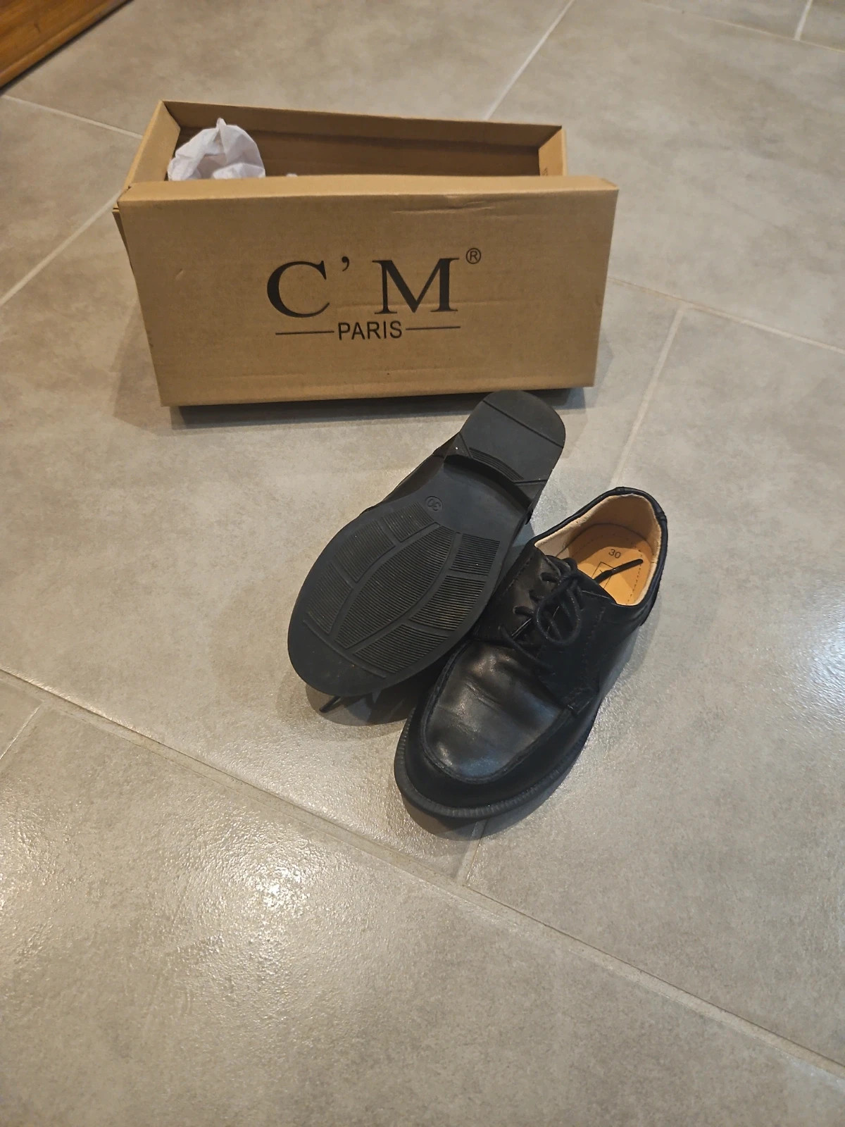 Chaussure cérémonie – C'M Paris – taille 30 2