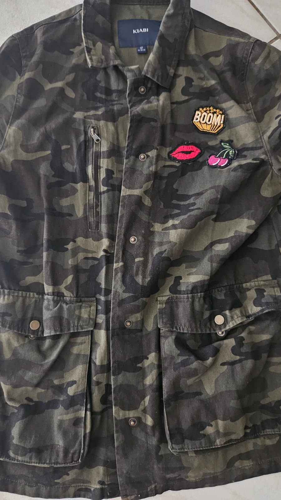 Veste légère imprimé militaire – Kiabi – taille XS 3