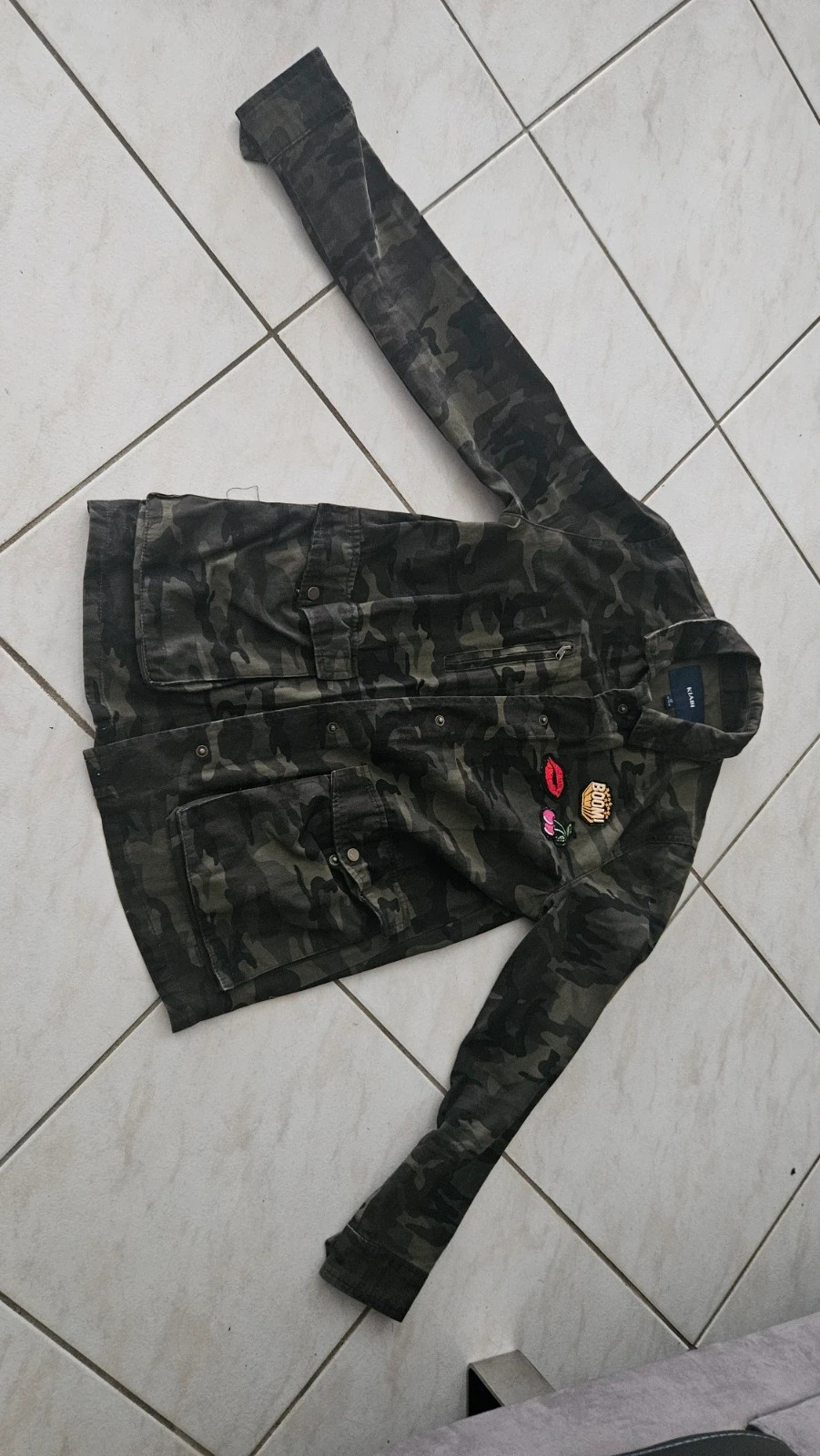 Veste légère imprimé militaire