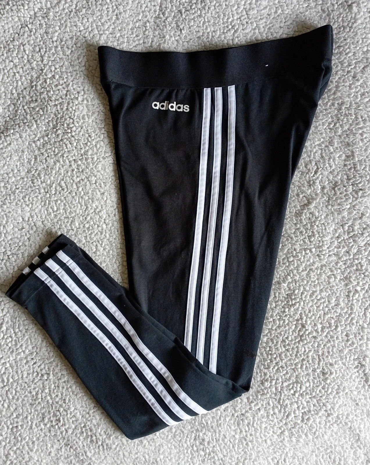 Adidas Leggings Mallas 3 Stripes Black Negro Pantalon Sport Streetwear Size S Talla S Trend – adidas – taille S / 36 / 8 2