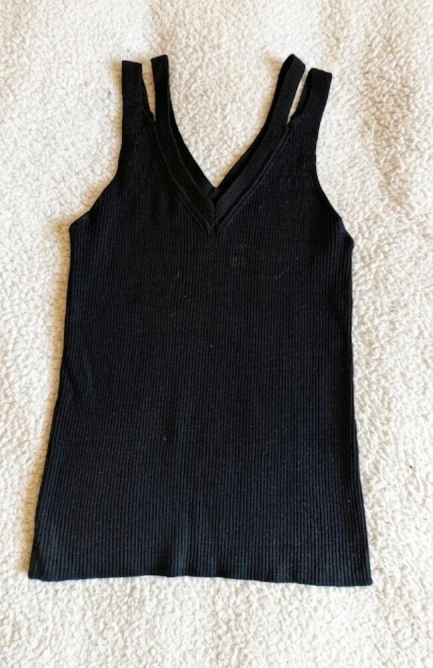 Top Tirantes Strapless Knit Bershka Tank Top V Neck Talla M – Bershka – taille M / 38 / 10