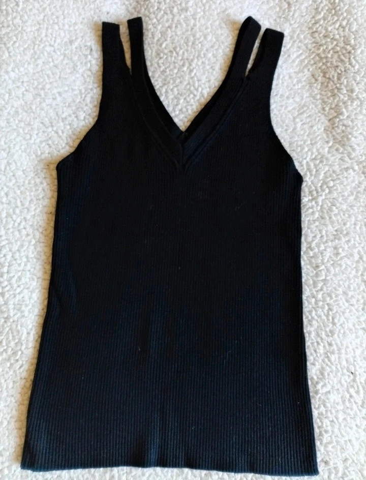 Top Tirantes Strapless Knit Bershka Tank Top V Neck Talla M – Bershka – taille M / 38 / 10 4