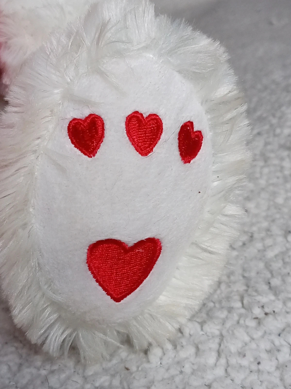 oso peluche blanco te quiero corazón artesania beatriz san valentin regalu amor 25 cm – Blanco – taille Taille unique 4