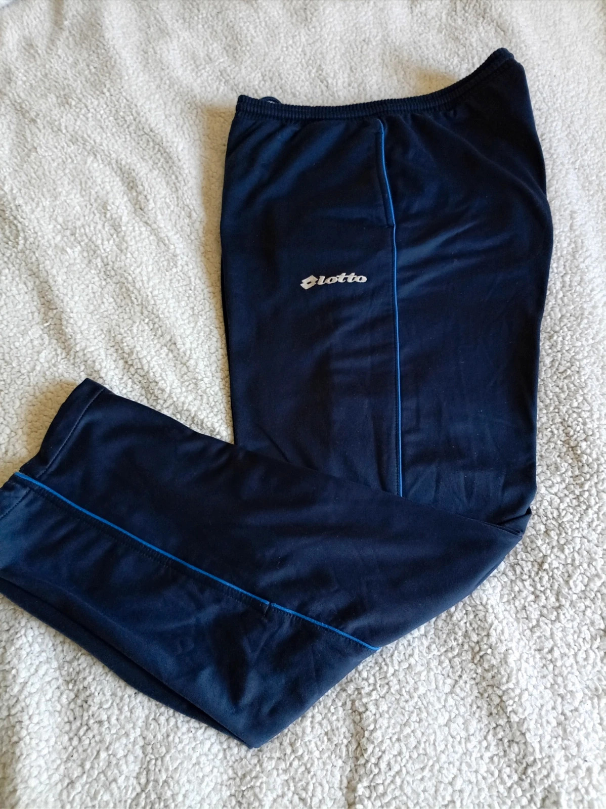 Pantalón chándal Lotto vintage navy blue track pants L XL streetwear Y2K retro tracksuit sport – Lotto – taille L 2