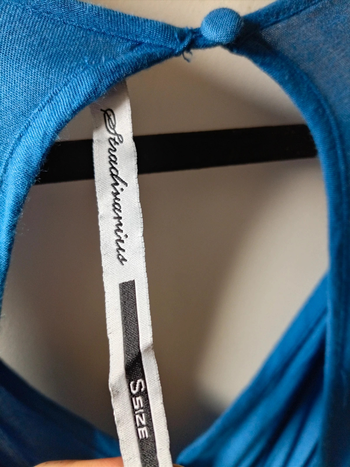 Vestido asimétrico con espalda descubierta Robe asymétrique Stradivarius blue dress Talla S 36 – Stradivarius – taille S / 36 / 8 3