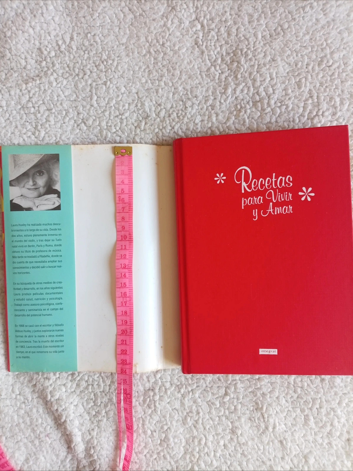 Recetas para vivir y amar Laura Huxley libro 3