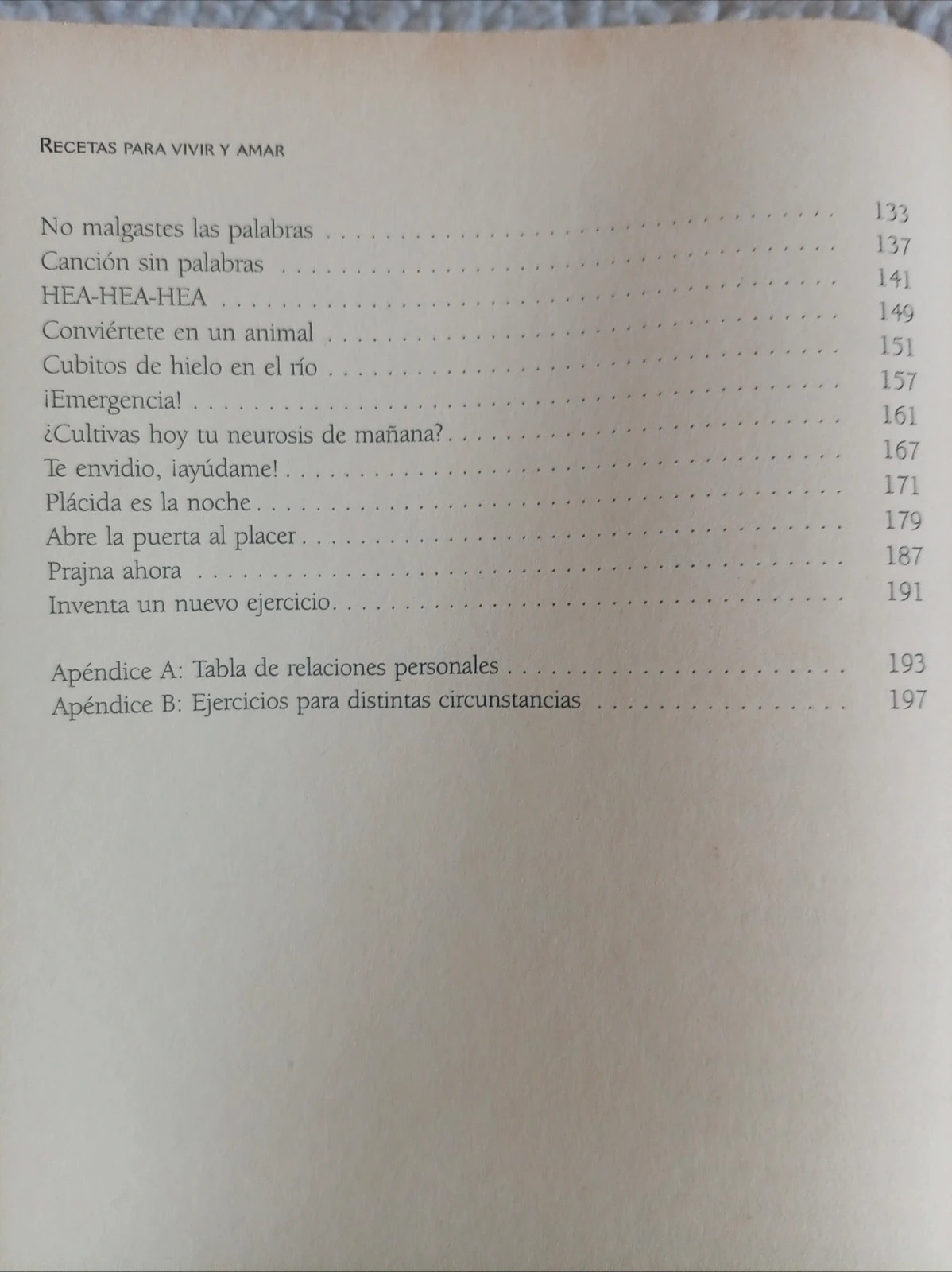 Recetas para vivir y amar Laura Huxley libro 5