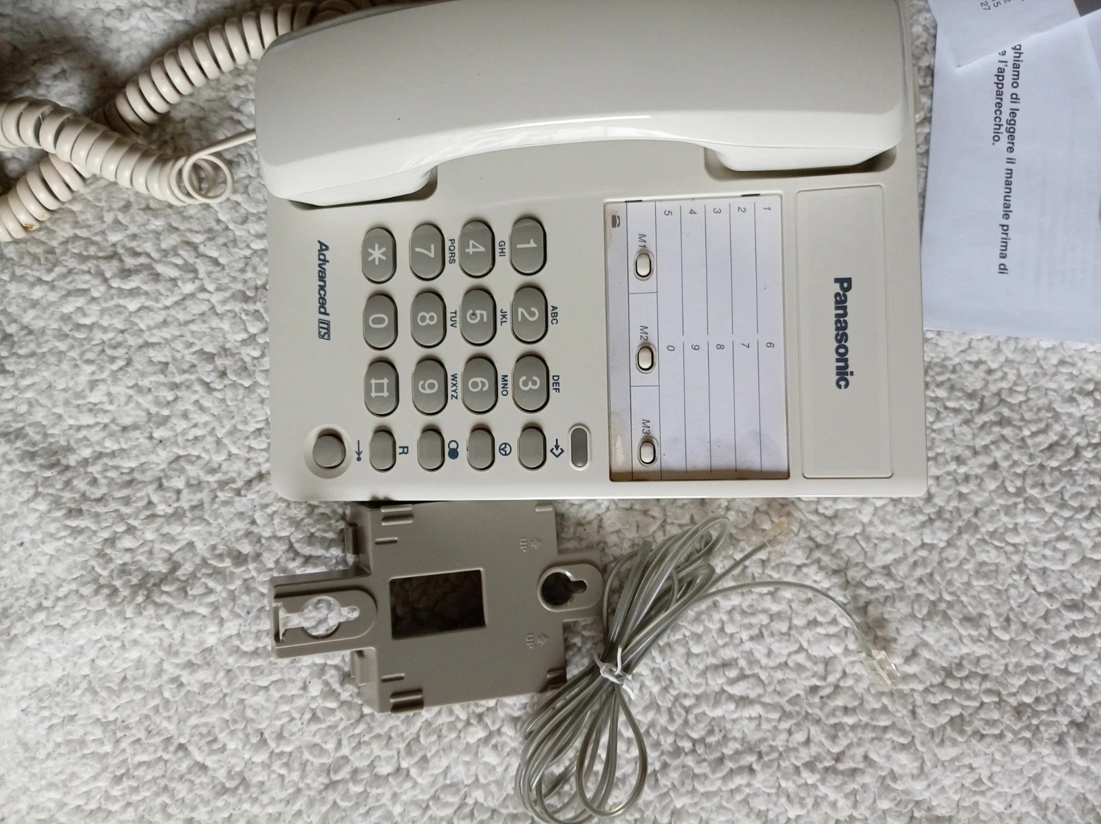 Telefono fijo Panasonic KX TS100EXW vintage landline phone – Panasonic 2
