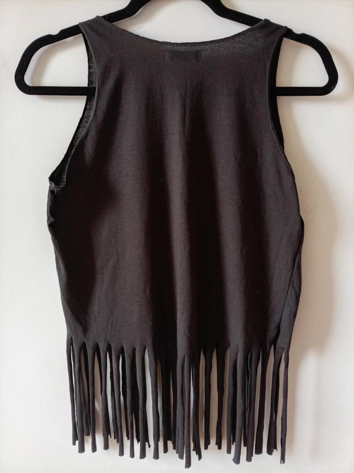 Top tirantes hamsa mano fatima franjas boho top tank size s m – Bambule – taille M / 38 / 10 4