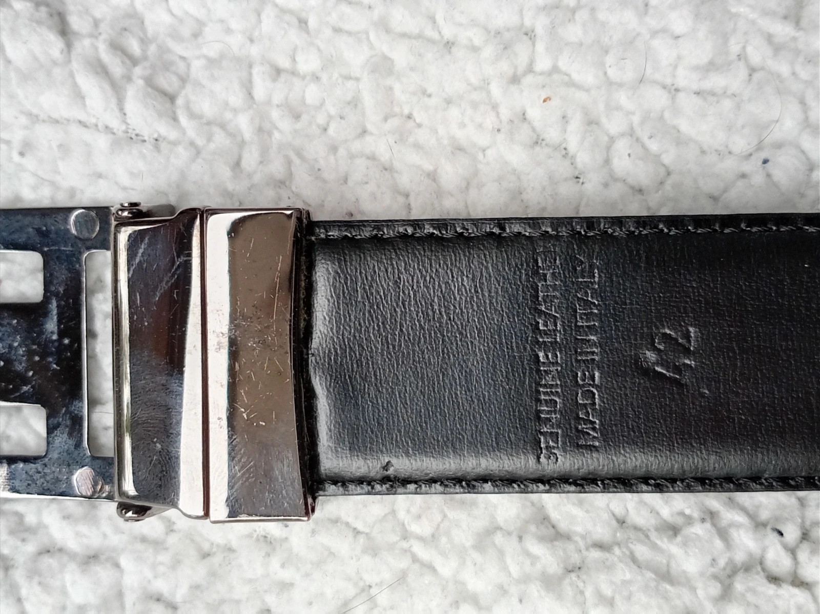 Cinturon Ferre piel marrongenuine leather vintage brown ceinture belt size 42 120cm – Ferre – taille 120 cm 5
