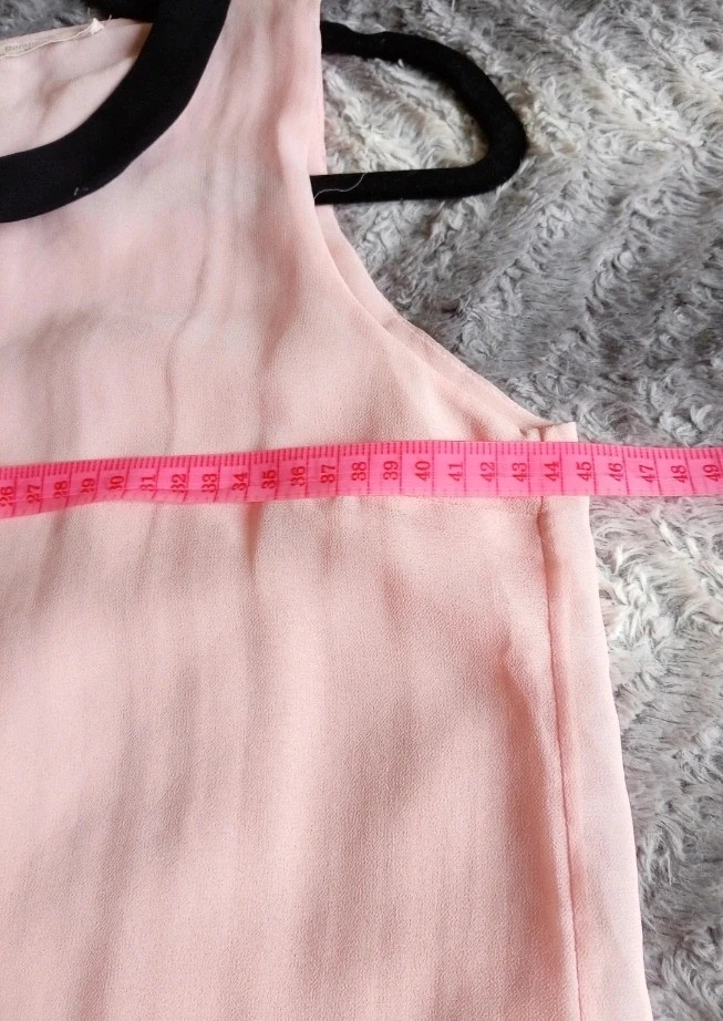 Blusa Bershka rosa pastel cuello Peter Pan negro Talla M vintage aesthetic blouse – Bershka – taille M / 38 / 10 4