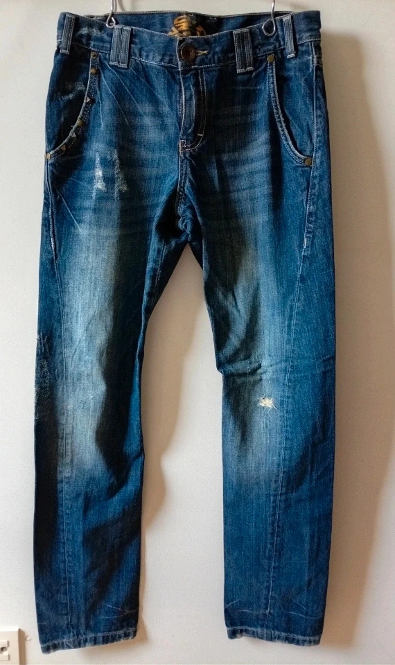 Pantalón Vaquero Bershka Estilo Y2K / Grunge Talla 36 S – Bershka – taille S / 36 / 8