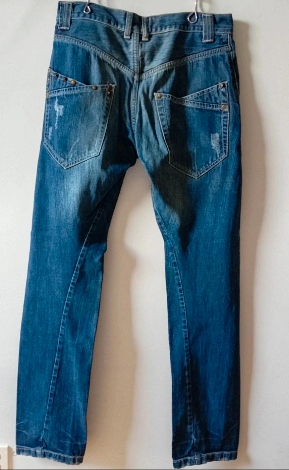 Pantalón Vaquero Bershka Estilo Y2K / Grunge Talla 36 S – Bershka – taille S / 36 / 8 2