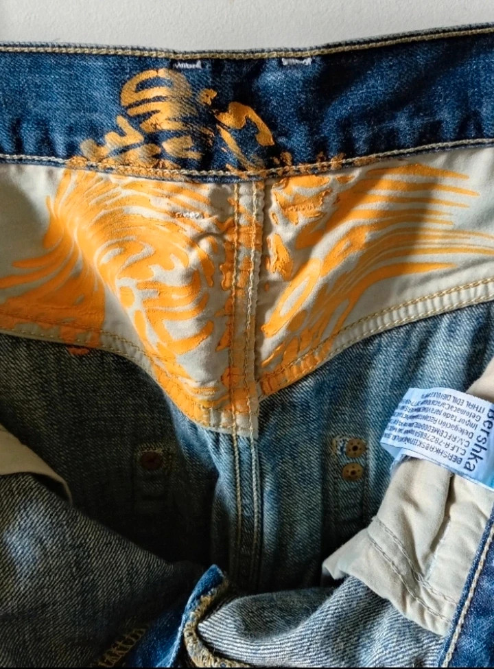 Pantalón Vaquero Bershka Estilo Y2K / Grunge Talla 36 S – Bershka – taille S / 36 / 8 4