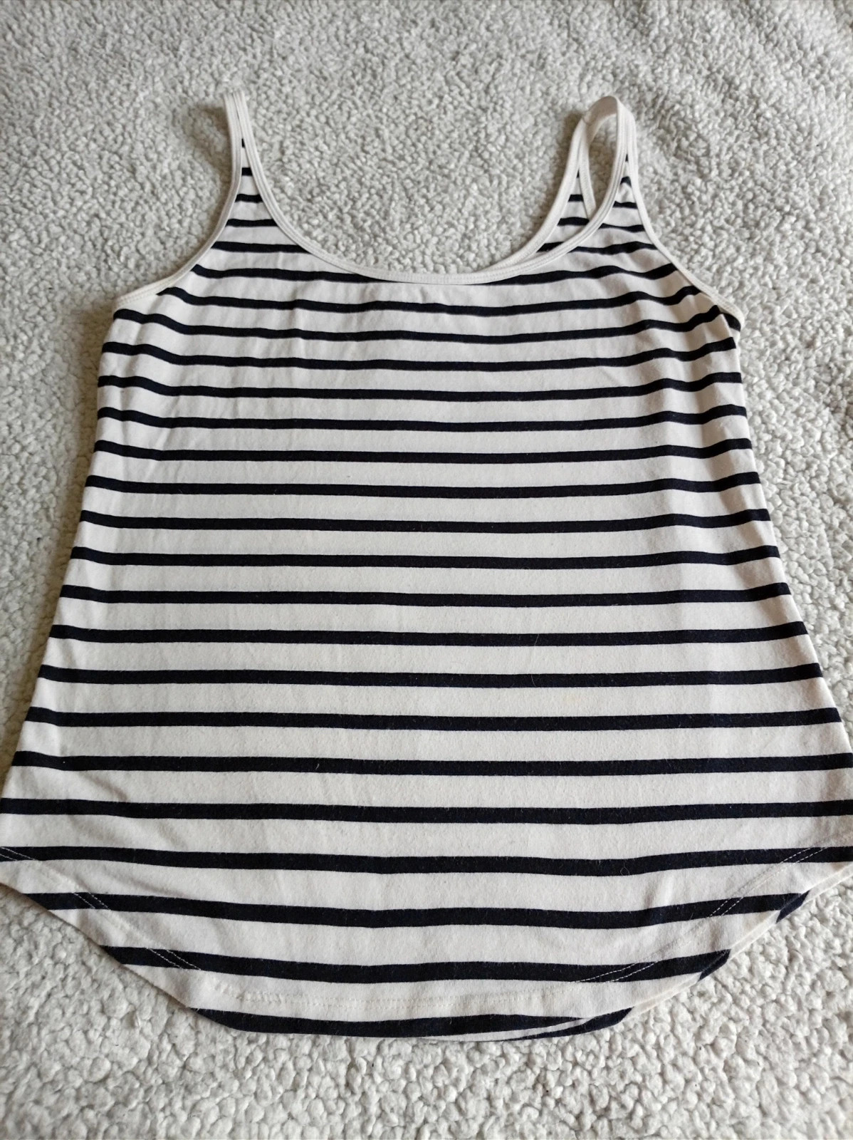Camiseta tirantes rayas negras y blancas marineras Bershka striped tank top L – Bershka – taille L / 40 / 12 2