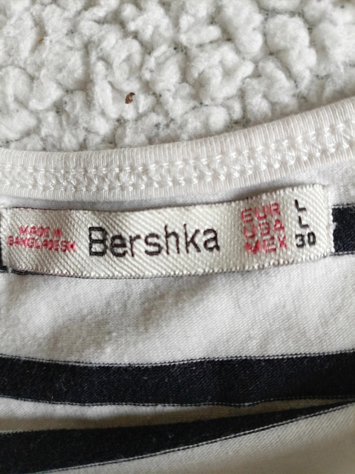 Camiseta tirantes rayas negras y blancas marineras Bershka striped tank top L – Bershka – taille L / 40 / 12 3