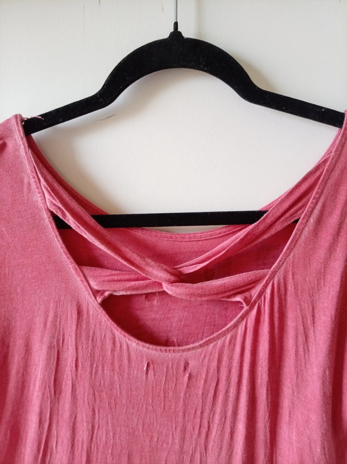Camiseta pull and bear roja desgastada americana Tachuelas vintage size s – Pull & Bear – taille S / 36 / 8 4
