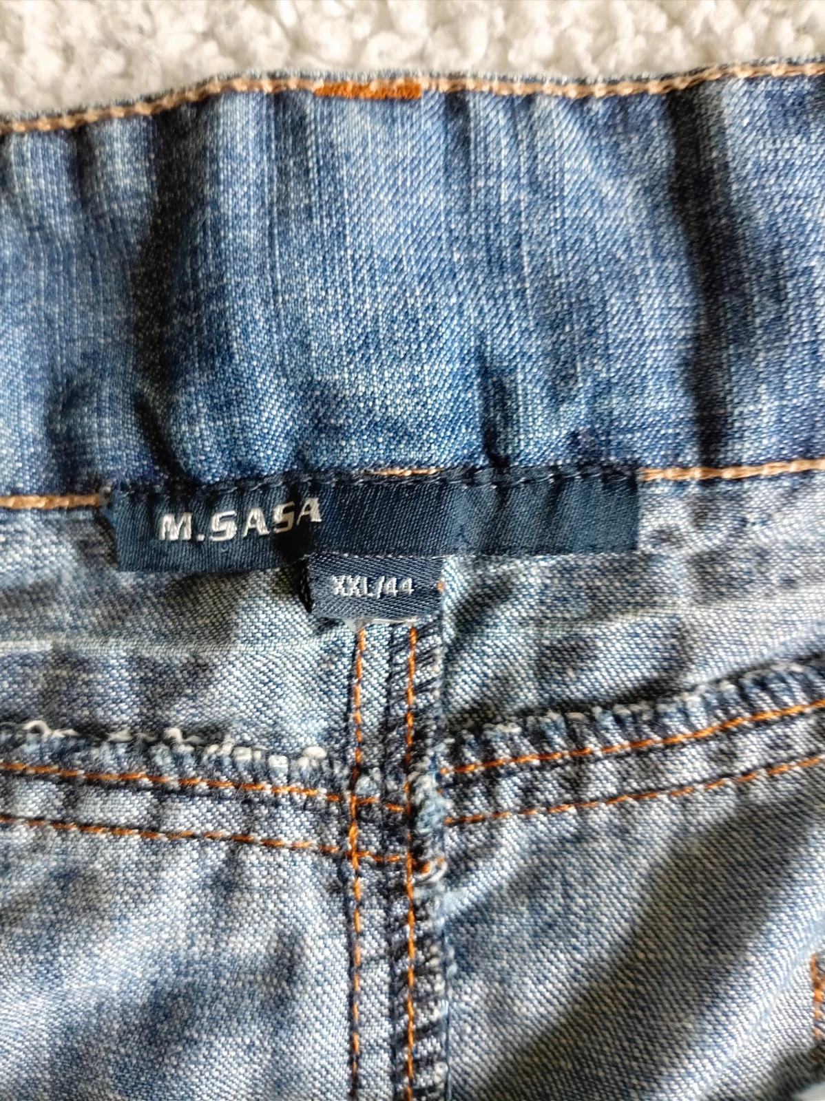 Minifalda vaquera M Sasa estilo Y2K denim Talla 44 XL L vintage – Miss Sasa – taille XXL / 44 / 16 4