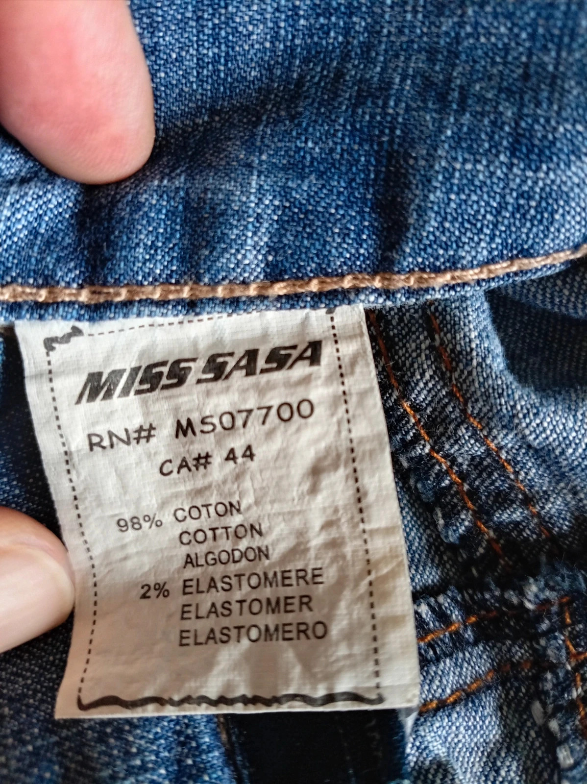 Minifalda vaquera M Sasa estilo Y2K denim Talla 44 XL L vintage – Miss Sasa – taille XXL / 44 / 16 5