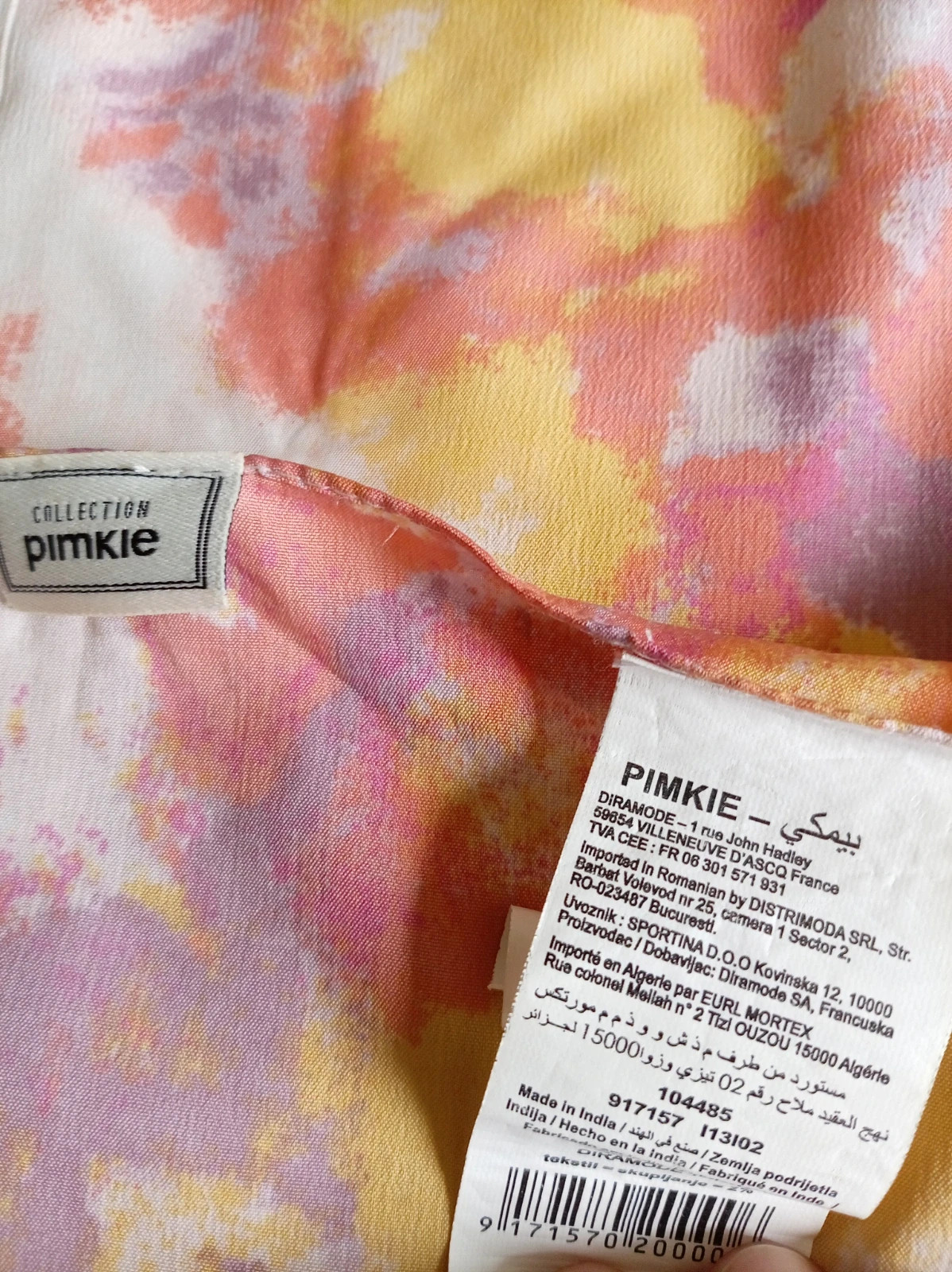 Pañuelo bandana estampado tie dye Pimkie 52x52 cm Unique size – Pimkie 3