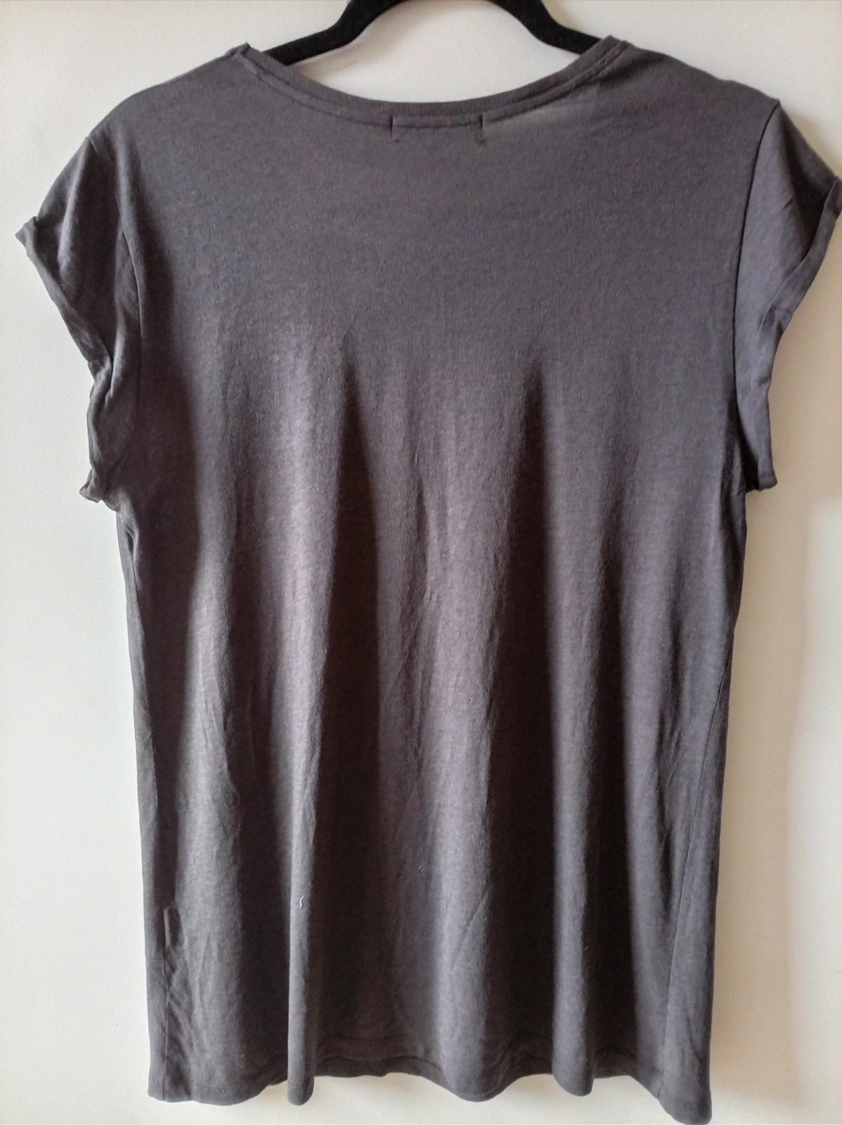 Camiseta calavera brillo gris Bershka rock t-shirt M L skull detail vintage style grey camiseta – Bershka – taille M / 38 / 10 4