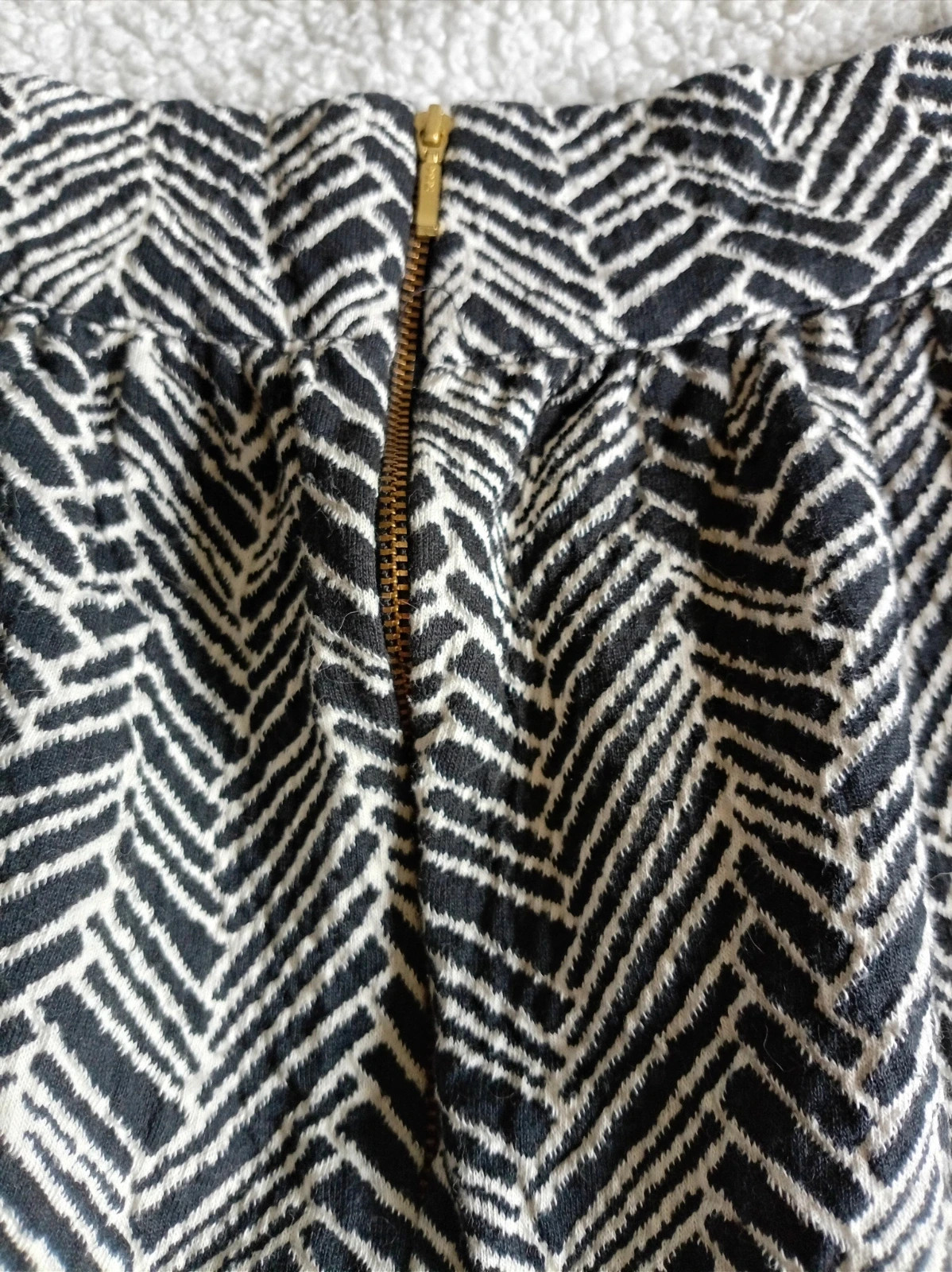 Falda mini Cayro Modas taille S jupe jacquard chevron skirt – Cayro – taille S / 36 / 8 3