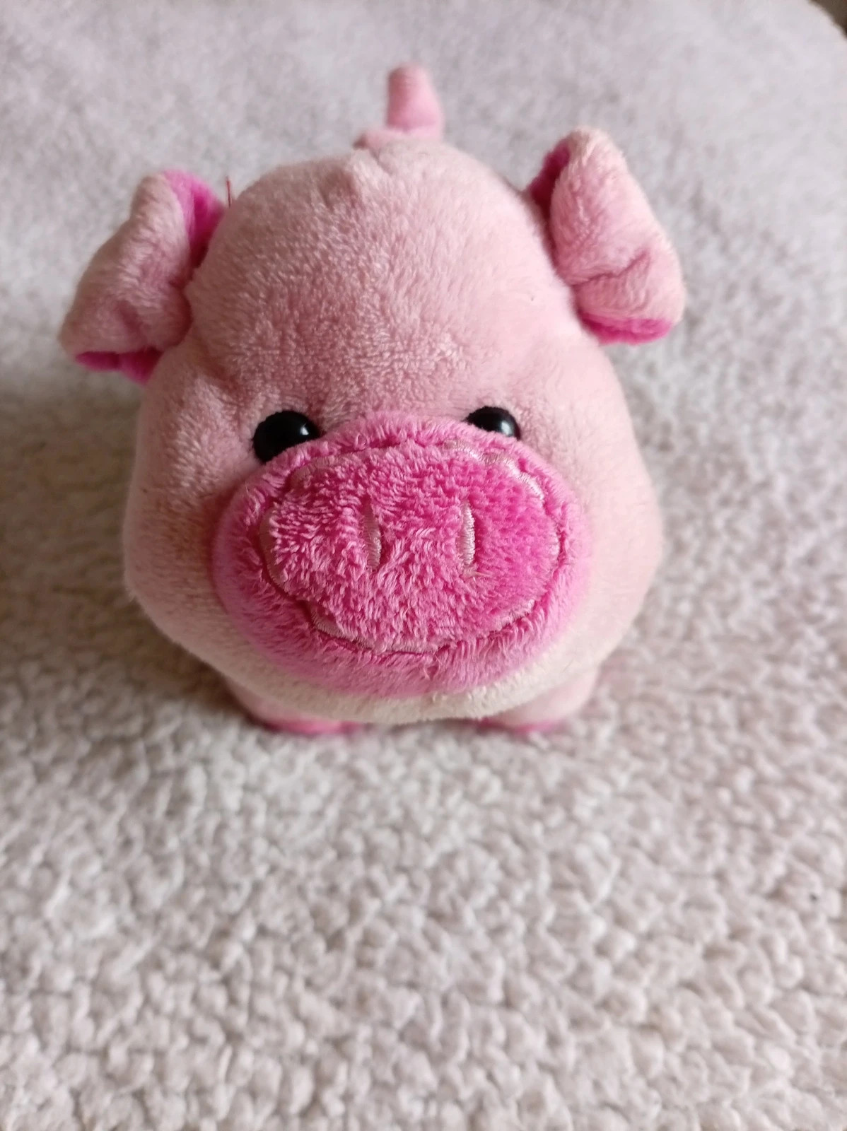 Peluche cerdito rosa Angel Toy 15cm peluche cochon pink pig plush cute