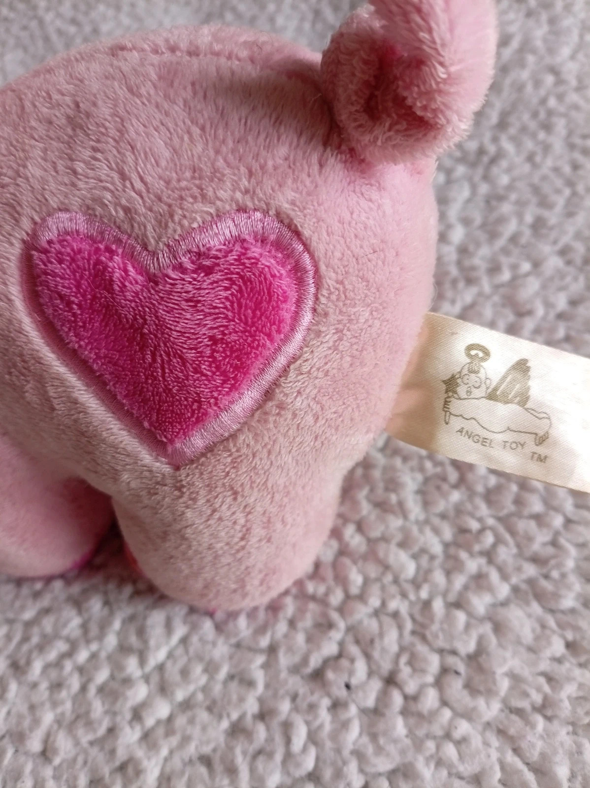 Peluche cerdito rosa Angel Toy 15cm peluche cochon pink pig plush cute – Angel – taille Taille unique 3