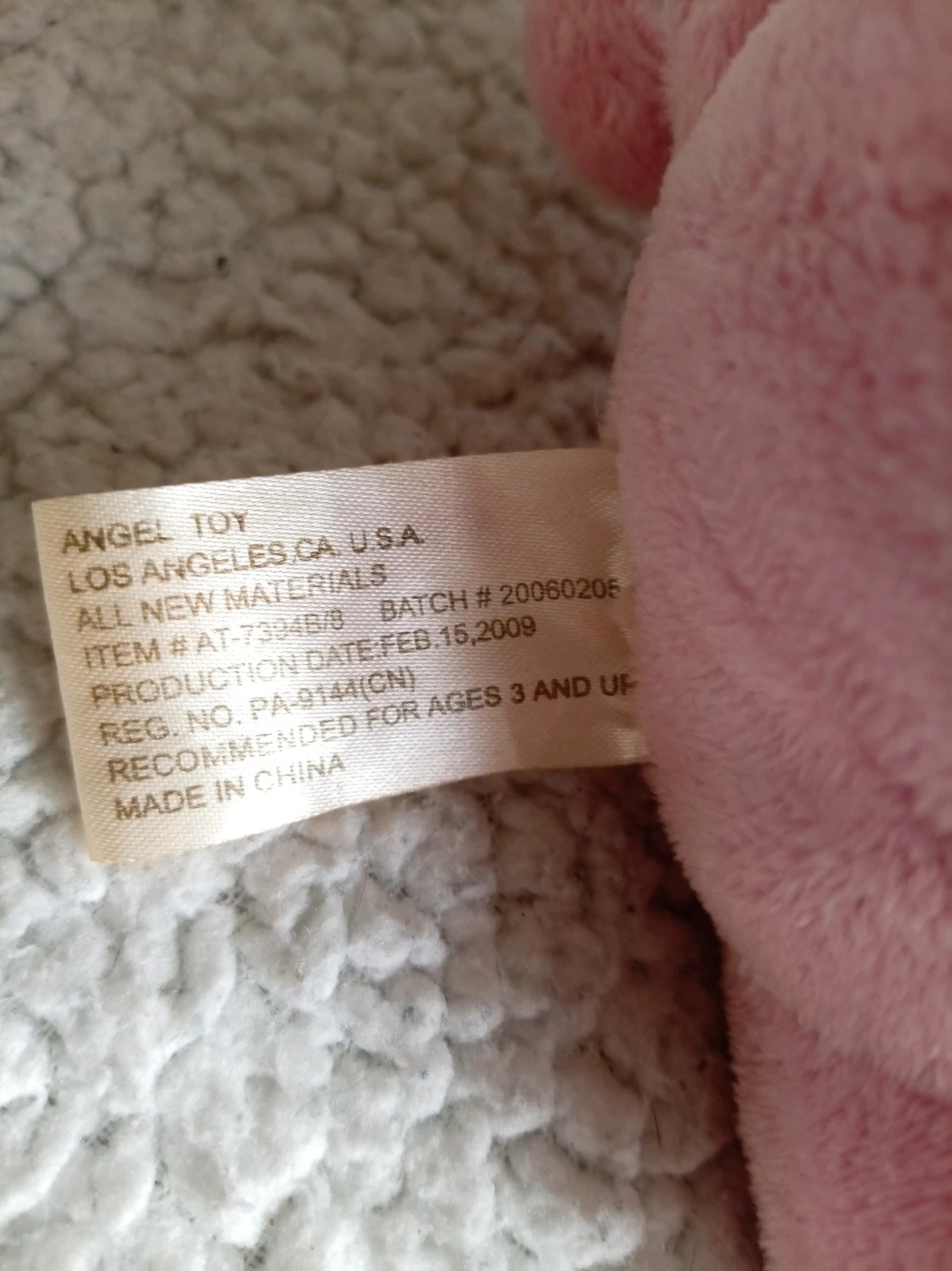 Peluche cerdito rosa Angel Toy 15cm peluche cochon pink pig plush cute – Angel – taille Taille unique 4