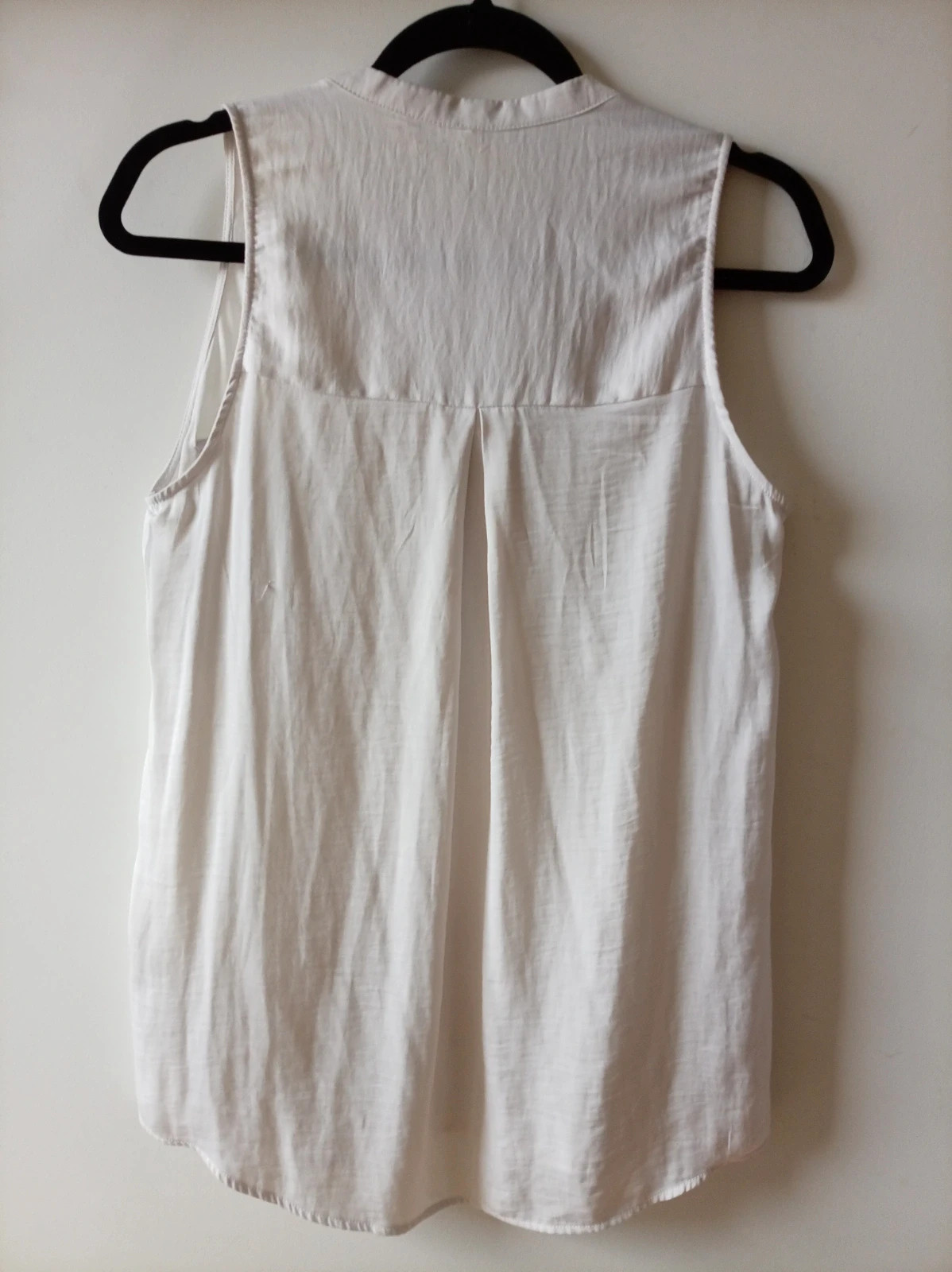 Blusa blanca sin mangas fluida Stradivarius top cream Taille Size L – Stradivarius – taille L / 40 / 12 4