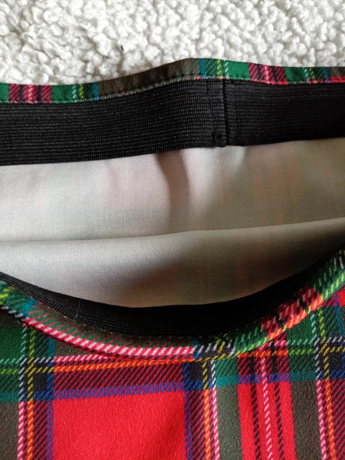 Falda Minifalda Cuadros Tartan Skirt Red Check S M – Local – taille M / 38 / 10 4