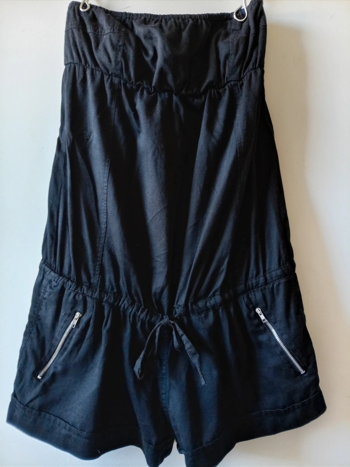 Mono Corto Strapless Black Jumpsuit Bershka Talla M – Bershka – taille M / 38 / 10