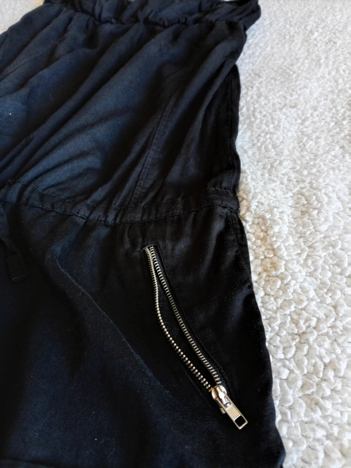 Mono Corto Strapless Black Jumpsuit Bershka Talla M – Bershka – taille M / 38 / 10 5