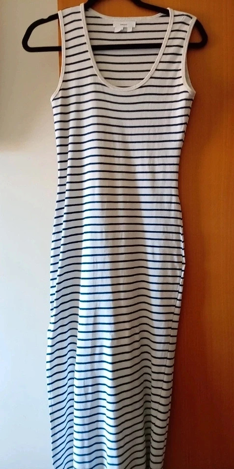 Vestido Largo Rayas Zara Striped Long Dress Talla S M – Zara – taille S / 36 / 8