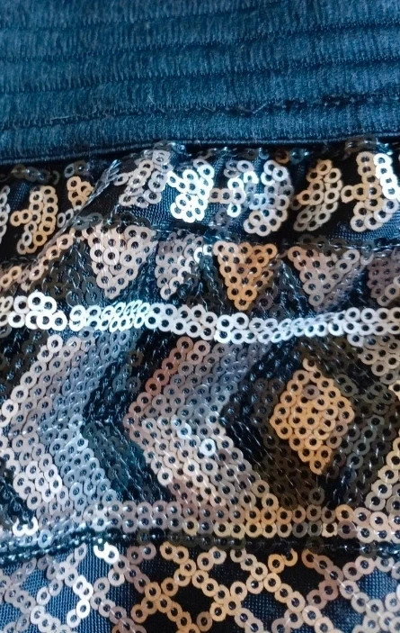 Minifalda Lentejuelas Geométrica TU • Sequin Mini Skirt Ethnic – Local – taille Taille unique 2
